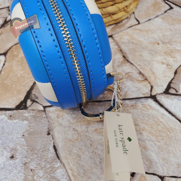 #bagsavenue fast ship splash 3D float pool Key Chain Fob Coin purse Kate Spade - Picture 6 of 6